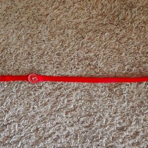 Red Swatch Watch